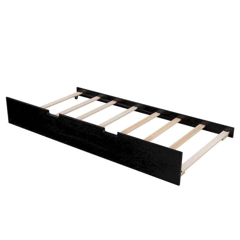 Sofá Cama Doble de Madera con Nido, Sofá Cama para Dormitorio Salón