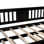 Sofá Cama Doble de Madera con Nido, Sofá Cama para Dormitorio Salón