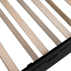 Sofá Cama Doble de Madera con Nido, Sofá Cama para Dormitorio Salón
