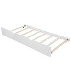 Sofá Cama Doble de Madera con Nido, Sofá Cama para Dormitorio Salón