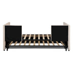 Sofá cama tapizado individual con cama nido elevable