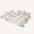 Cama Matrimonial Con Nido Individual Y 2 Cajones