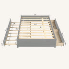 Cama Matrimonial Con Nido Individual Y 2 Cajones