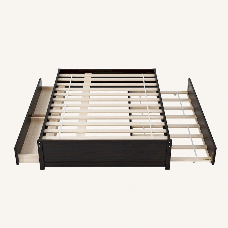 Cama Matrimonial Con Nido Individual Y 2 Cajones