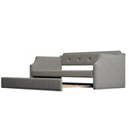 Sofá cama individual tapizado con cama nido