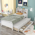 Cama individual con cama nido individual y cajones