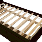 Cama individual con cama nido individual y cajones