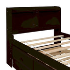 Cama individual con cama nido individual y cajones