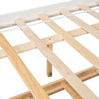 Cama doble con nido y estantería