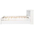 Cama doble con nido y estantería