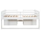 Twin Loft Bed with Shelves and drawers