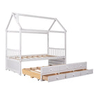 Cama Nido Doble de Madera con Cajones Adicionales