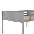 Wood Low Loft Bed w/Ladder,Ladder Can Be Placed On The Left Or Right